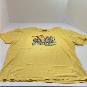 American Exchange Yellow Cotton T-Shirt